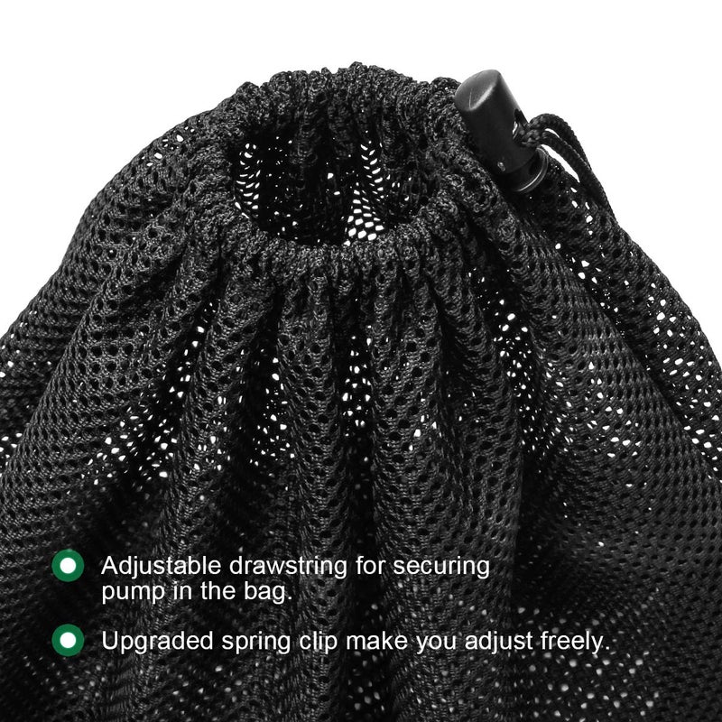 Coolrunner Pump Barrier Bag, 17.3"x 17.3" Pond Filter Mesh for Biological Filters, Black Large Media - Image 4