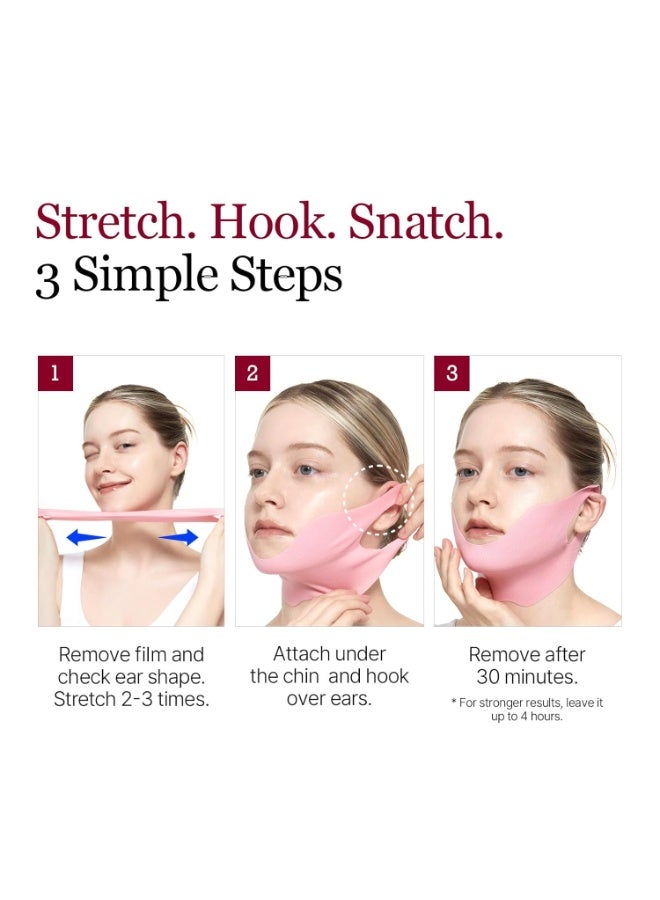 general Camellia Deep Collagen V Lifting Gel Mask 1ea | Double-chin Turkey Neck Instant Face Lifting Mask, Cooling and Depuffing Face Toning Belt, Firming Sagging Skin, Korean Skin Care - Image 5