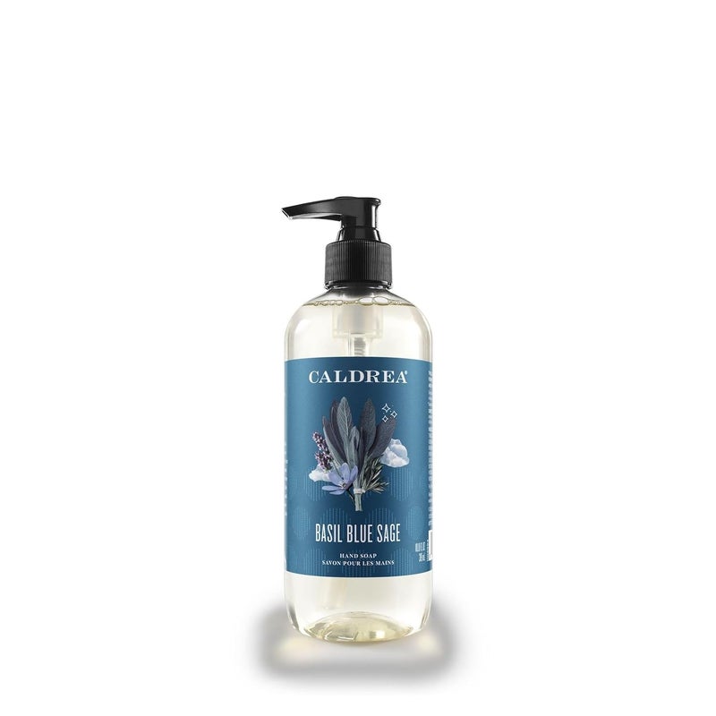 Caldrea Hand Wash Soap Aloe Vera Gel Olive Oil and Essential Oils to Cleanse and Condition Scent 108 oz Packaging May Vary Basil Blue Sage 216 Fl Oz