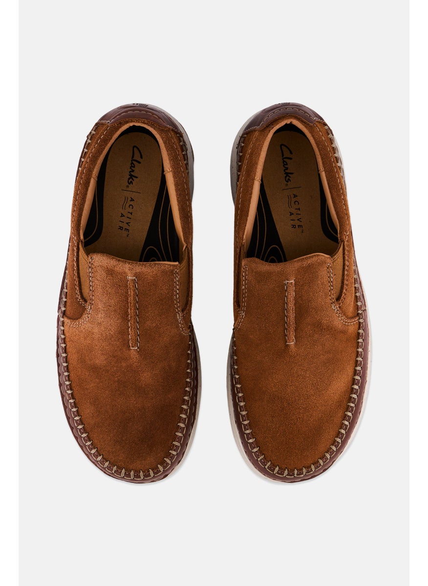 clarks Men Standard Nature 5 Walk Slip On Shoes, Brown  - Image 3