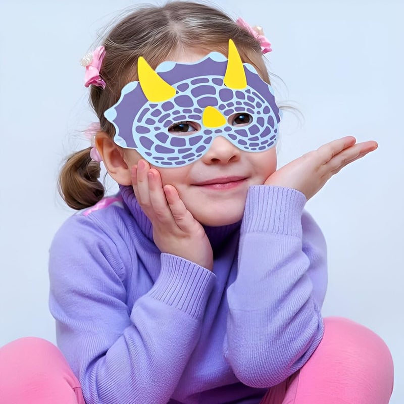 Rhode Island Novelty 7.5 Inch Foam Dinosaur Masks (12 Pieces Per Order) - Image 3