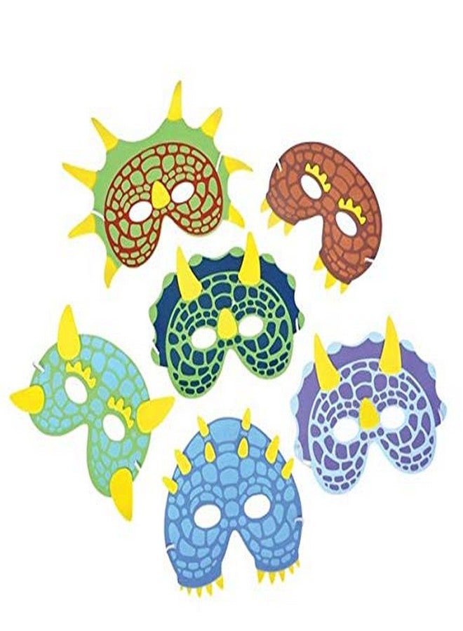 Rhode Island Novelty 7.5 Inch Foam Dinosaur Masks (12 Pieces Per Order) - Image 5