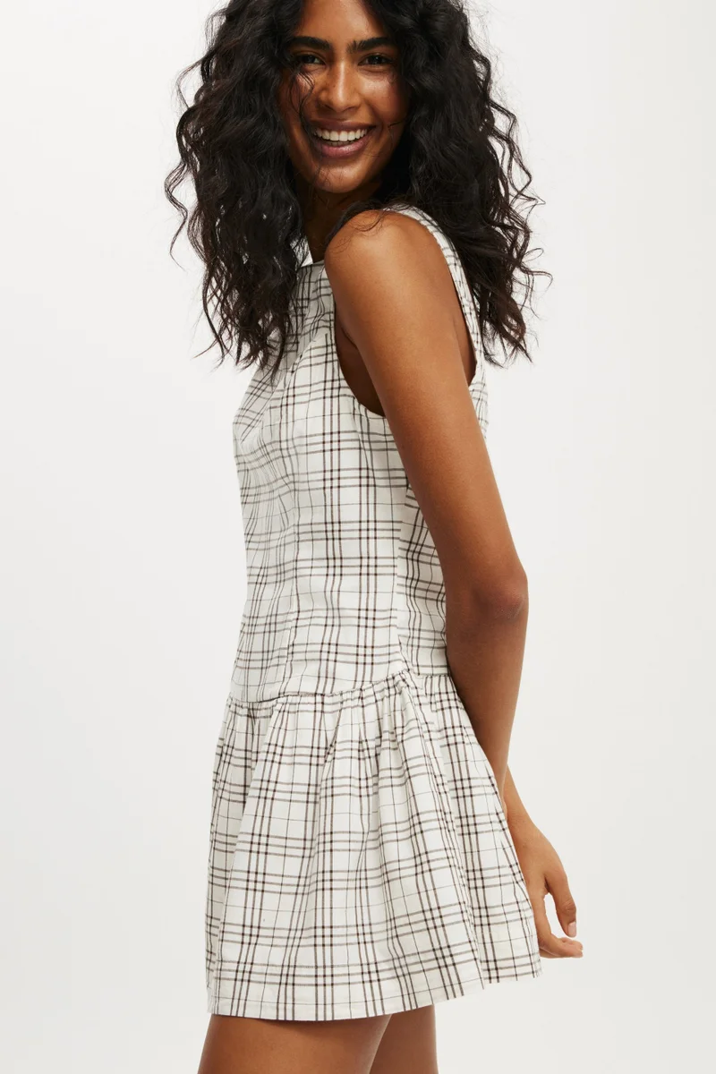 Cotton On HALLIE DROP HEM MINI DRESS