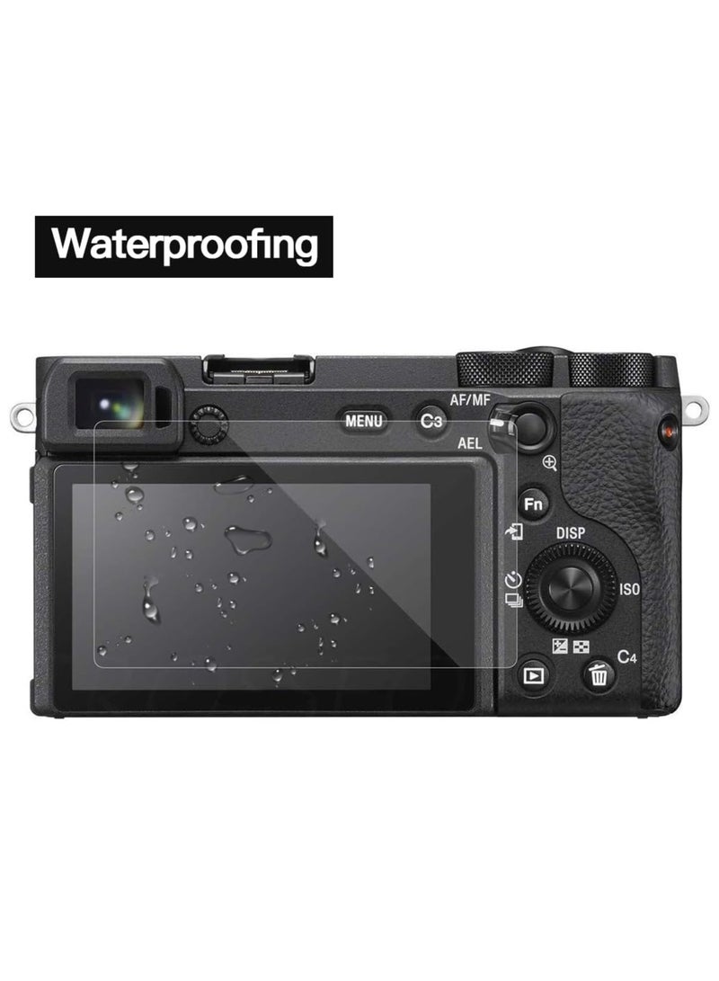 واقي الشاشة متوافق مع سوني ألفا A6400 A6300 A6000 A5000 Nex-7 NEX-6 NEX-5 كاميرا DSLR مكافحة الانفجار الزجاج البصري مكافحة الخدش كاميرا فيلم مقلص - Image 3