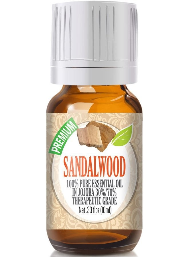 Healing Solutions 10ml Oils - Sandalwood Essential Oil - 0.33 Fluid Ounces - Image 1