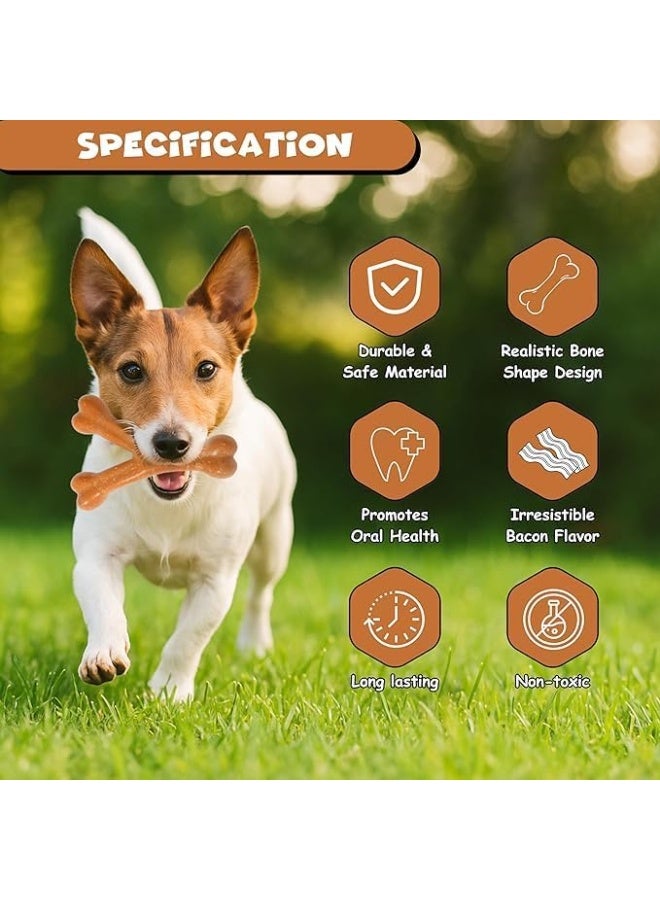 FUNFY Dog Chew Toy Y-Shape Bone, Durable Flavored Nylon Chew Toy for Aggressive Chewers, Safe Non-Toxic Dental Chewing Toy for Small and Medium Dogs - Image 2