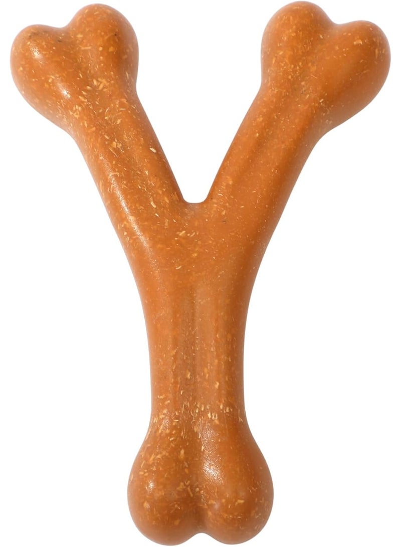FUNFY Dog Chew Toy Y-Shape Bone, Durable Flavored Nylon Chew Toy for Aggressive Chewers, Safe Non-Toxic Dental Chewing Toy for Small and Medium Dogs - Image 1
