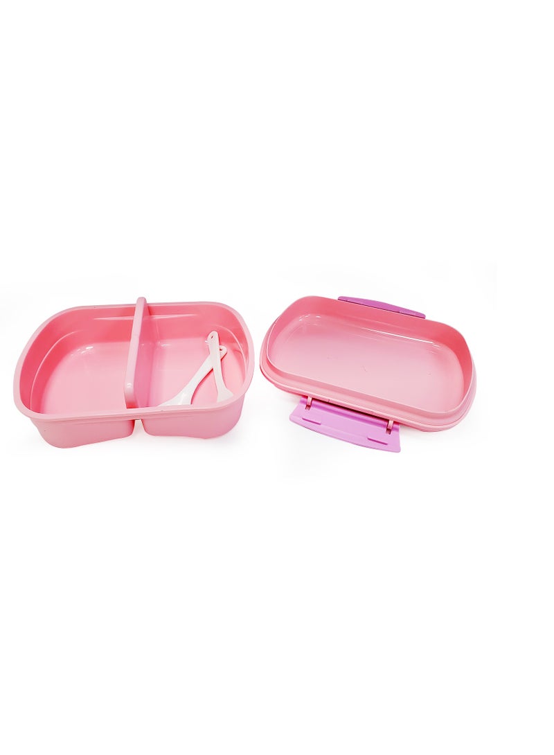 Eazy Kids طقم سهل للأطفال من 2 صندوق غداء وزجاجة ماء أرنب وردي - Image 2