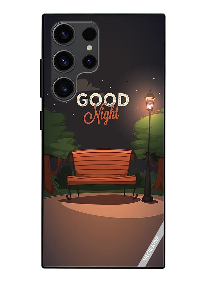 VR CREATIVE Protective Case Cover For Samsung Galaxy S24 Ultra Good Night Design Multicolour - Image 1