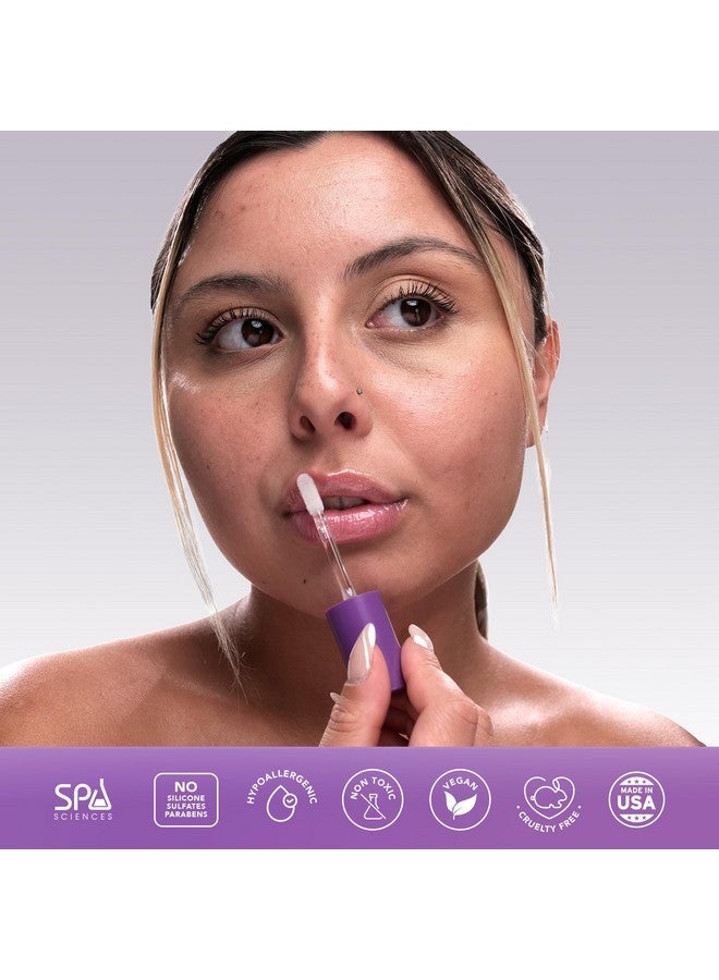 Spa Sciences - Lip Plump Serum - Made in the USA - With Collagen, Ceramides & Hyaluronic Acid - Condition, Nourish, Plump - Vegan - For All Skin Types - 0.13oz - Image 4