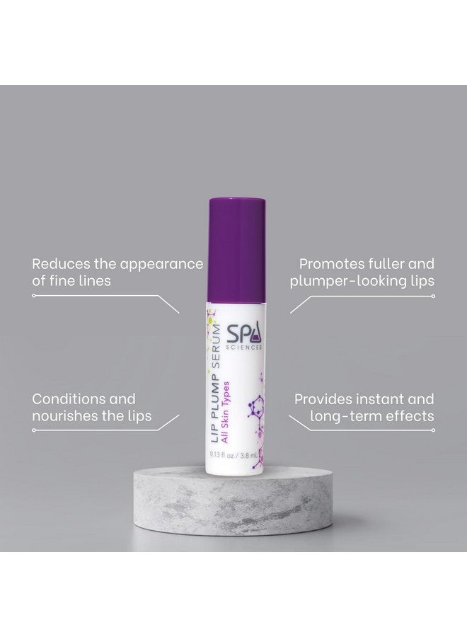 Spa Sciences - Lip Plump Serum - Made in the USA - With Collagen, Ceramides & Hyaluronic Acid - Condition, Nourish, Plump - Vegan - For All Skin Types - 0.13oz - Image 5