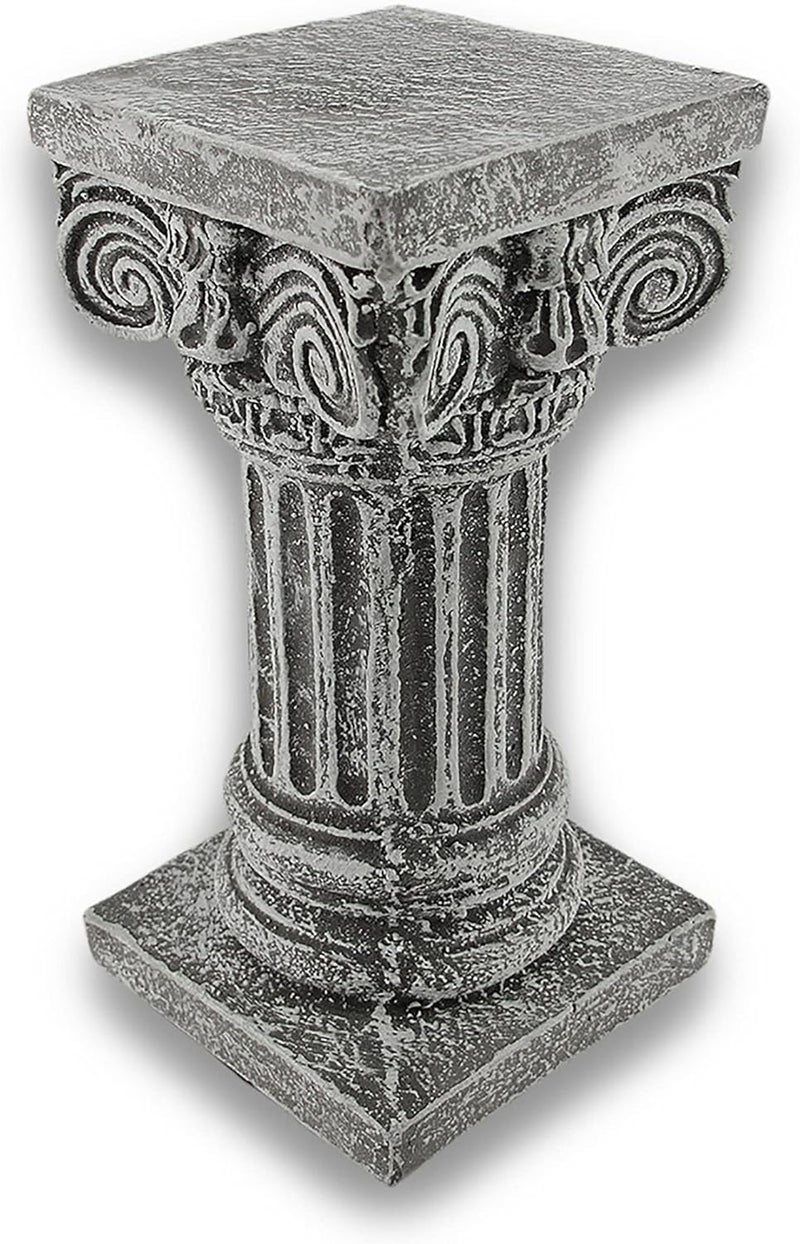 Things2Die4 Solid Concrete Roman Pillar Mini Statue Pedestal - Image 1