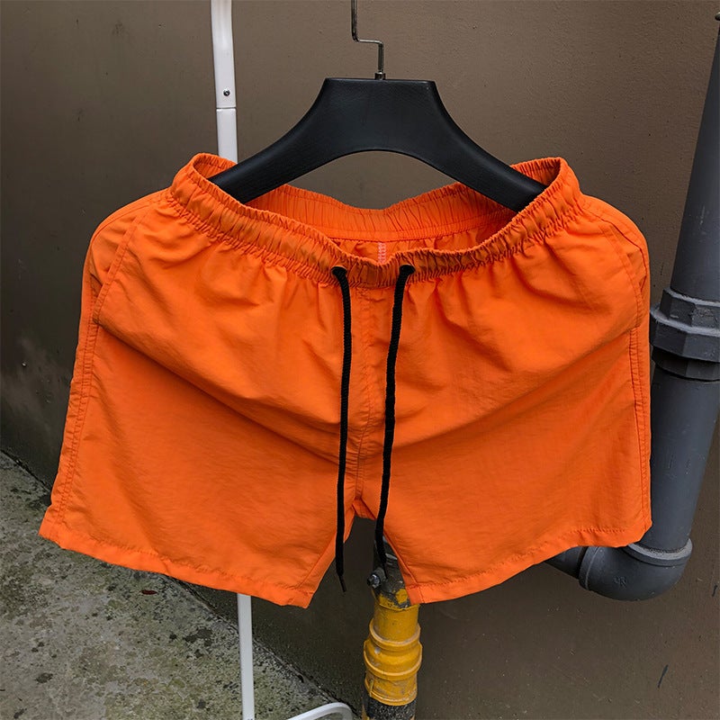 Colorful Lightweight Sports Shorts Orange 