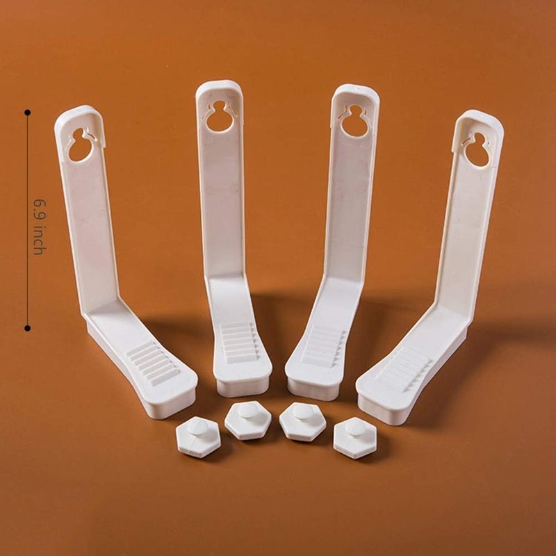 Bed Sheet Fastener Clips Set of 4 Multi Color, Prevent Sheet Moving While Sleeping, Comfortable and Safe on Fabrics, Suitable for Most Mattress Sizes, Ideal for Home Use - Image 4