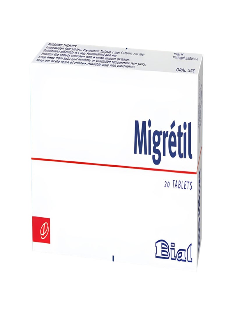 ProPharma Migretil Tabs 30S Calm Symptoms Of Migraine And Severe Headache 