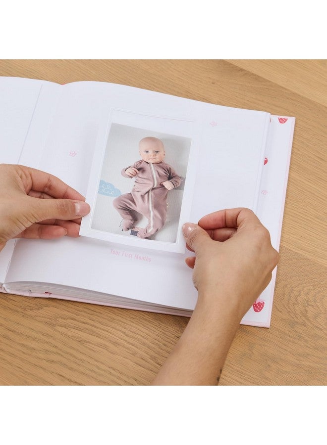 Savor Baby Memory Book - Gender Neutral Baby Book Keepsake, Scrapbook First Milestones, Photo Album and Journal to Track Special Moments, Record Keeping Book for Newborns - Bee/Slate - Image 4