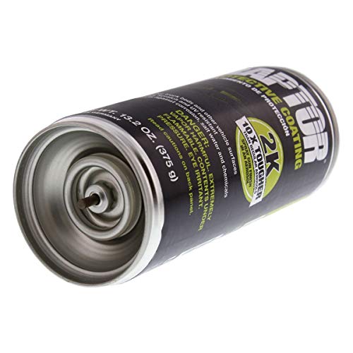 U-POl رابتور 2K الأسود من U-POL طلاء سرير الشاحنة بالرش 13.2 أونصة (عبوتان) - Image 3