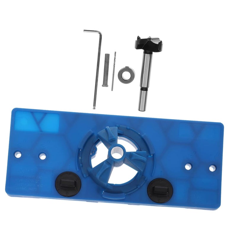 Hot & cold climate compatible POPETPOP 1Set Concealed Hinge Jig Kit for Cabinet Doors Woodworking Hole Guide Easy Installation Accurate Drilling Tool for Door and Frame Practical Tool for Furniture Manufacturing Long lifespan Market multi-use trusted quality Globally popular elegant design Market popular practical build Cost effective global grade quality Adjustable build Custom sizing alternatives Odor free color Easy hand assemble compatible Efficiency boosted construction Daily life matching design Multiple design variants Local licensed courier Main road full logistics cover Labor saving optimized design User friendly optimized build Ready-to-ship local stock Safe material Storage burden minimized build Locally packed stock Reinforced edge Multi-use detailed build KSA market compliant quality Wet anti slip - Image 1