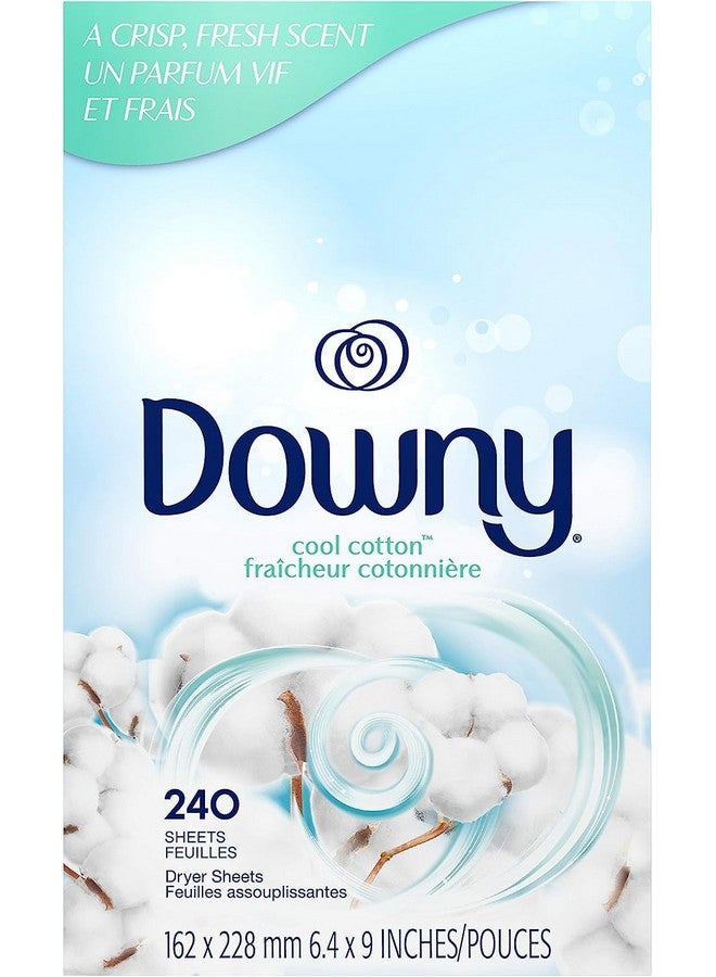 Downy Downy Dryer Sheets Laundry Fabric Softener, Cool Cotton, 240 Count - Image 2