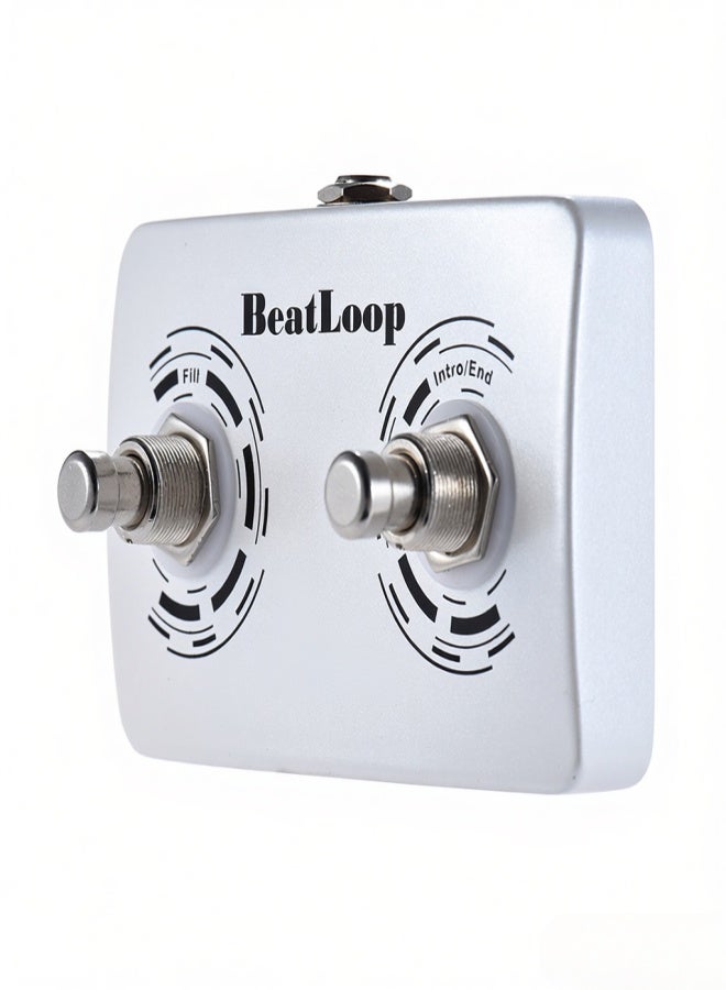 Rowin BeatLoop Dual Footswitch Foot Switch Pedal for BEAT LOOP Recording Effect Pedal with 6.35mm Cable - Image 1