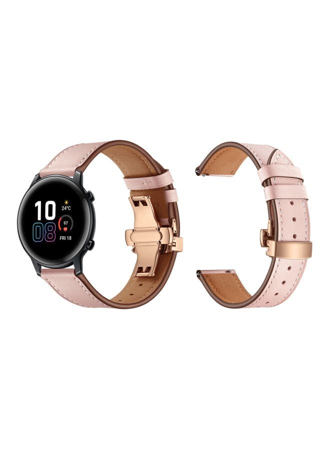 Perfii Replacement Band For Honor MagicWatch 2 42mm Pink/Rose Gold - Image 3