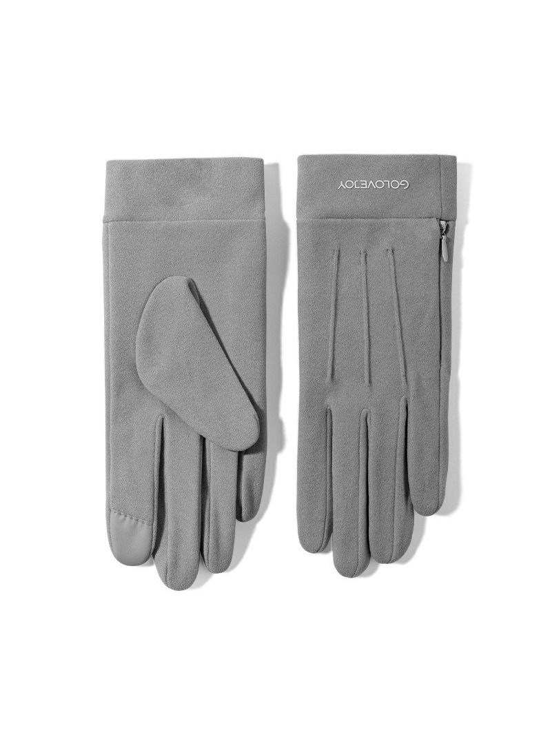 Golovejoy Women's Warm Plush Windproof And Cold Proof Lovely Gloves