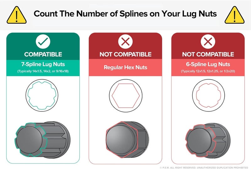 StanceMagic 7 Point Spline Drive Tuner Socket Key Tool - Image 2