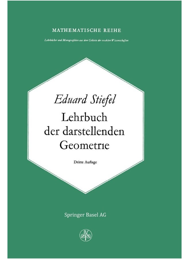 Lehrbuch der Darstellenden Geometrie 