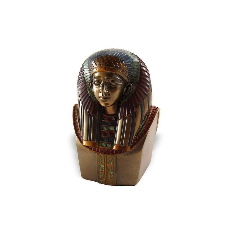 lachineuse  Scorpion King Bust 115 cm  Egyptian Decoration  Statue Decoration Antique Egypt  Figurine Statue God  Egyptian Pharaoh Bronze Bust  Original Gift Idea Home Decor