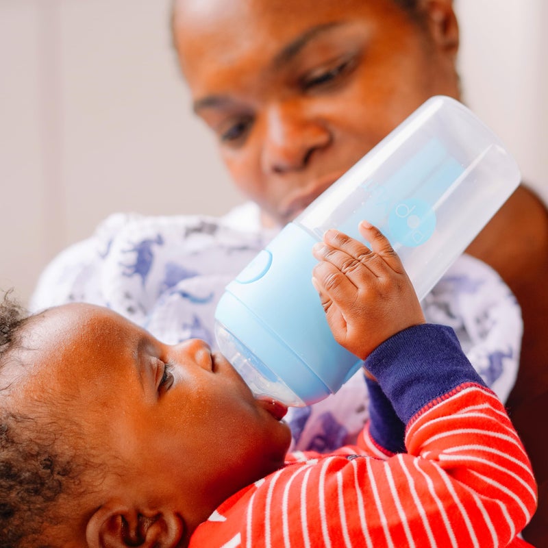 PopYum زجاجات حليب الأطفال PopYum سعة 9 أونصات، تركيبة مضادة للمغص، مجموعة من 3 زجاجات مع حلمات متوسطة التدفق #2، 260 مل، خالية من BPA، قفل طبيعي - Image 3