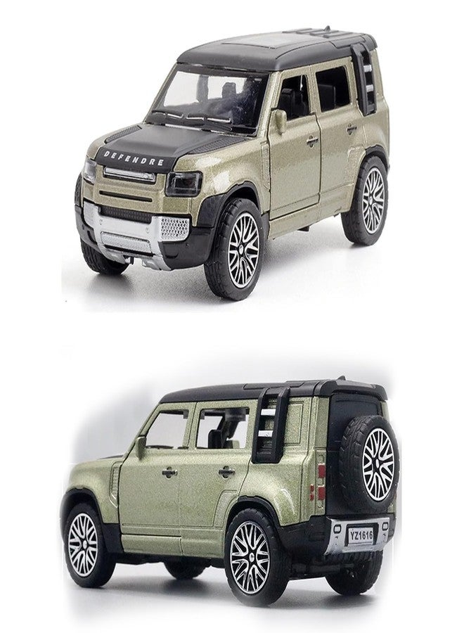 KAVANA 1:32 Scale DieCast Metal Defender Pull Back Action Openable Doors, Metal Cars for Kids Toys,car Toys for Kids 5 Years 12, Car Toy Realistic Miniature Model Gift 2+yrs Girls Boys Random Colors - Image 3
