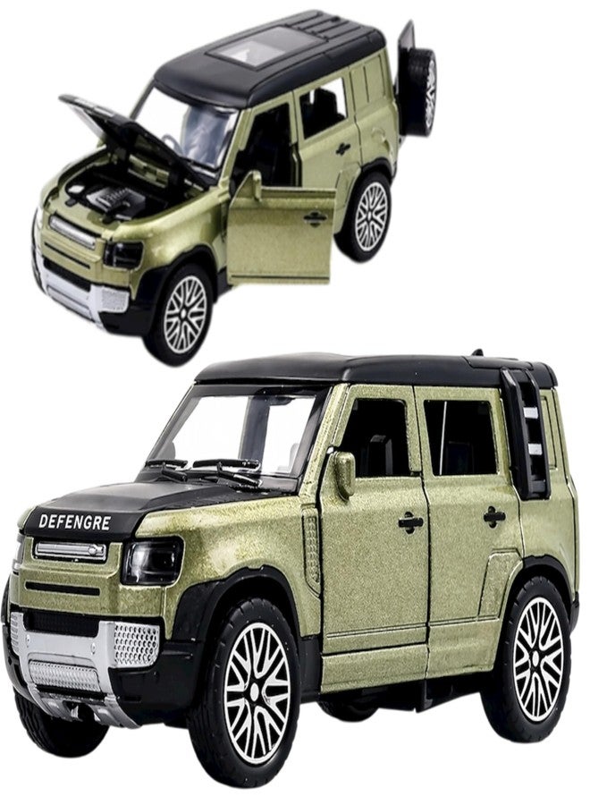 KAVANA 1:32 Scale DieCast Metal Defender Pull Back Action Openable Doors, Metal Cars for Kids Toys,car Toys for Kids 5 Years 12, Car Toy Realistic Miniature Model Gift 2+yrs Girls Boys Random Colors - Image 1