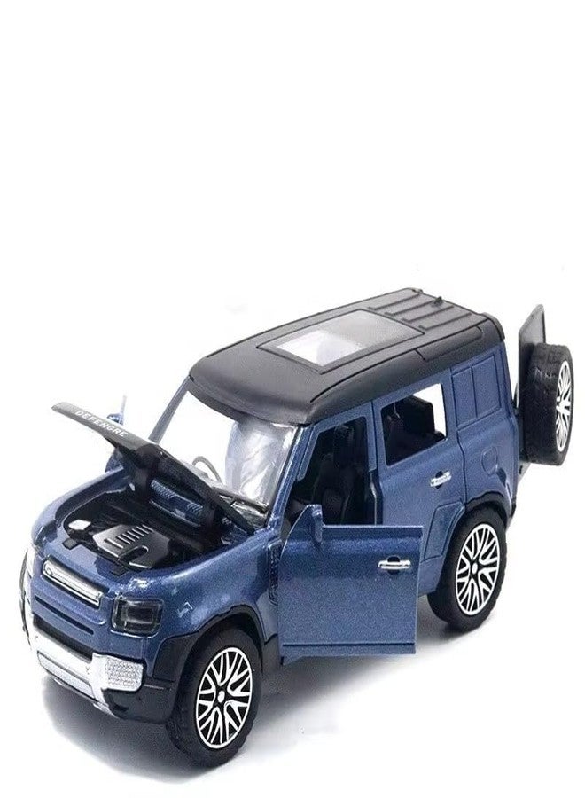 KAVANA 1:32 Scale DieCast Metal Defender Pull Back Action Openable Doors, Metal Cars for Kids Toys,car Toys for Kids 5 Years 12, Car Toy Realistic Miniature Model Gift 2+yrs Girls Boys Random Colors - Image 2