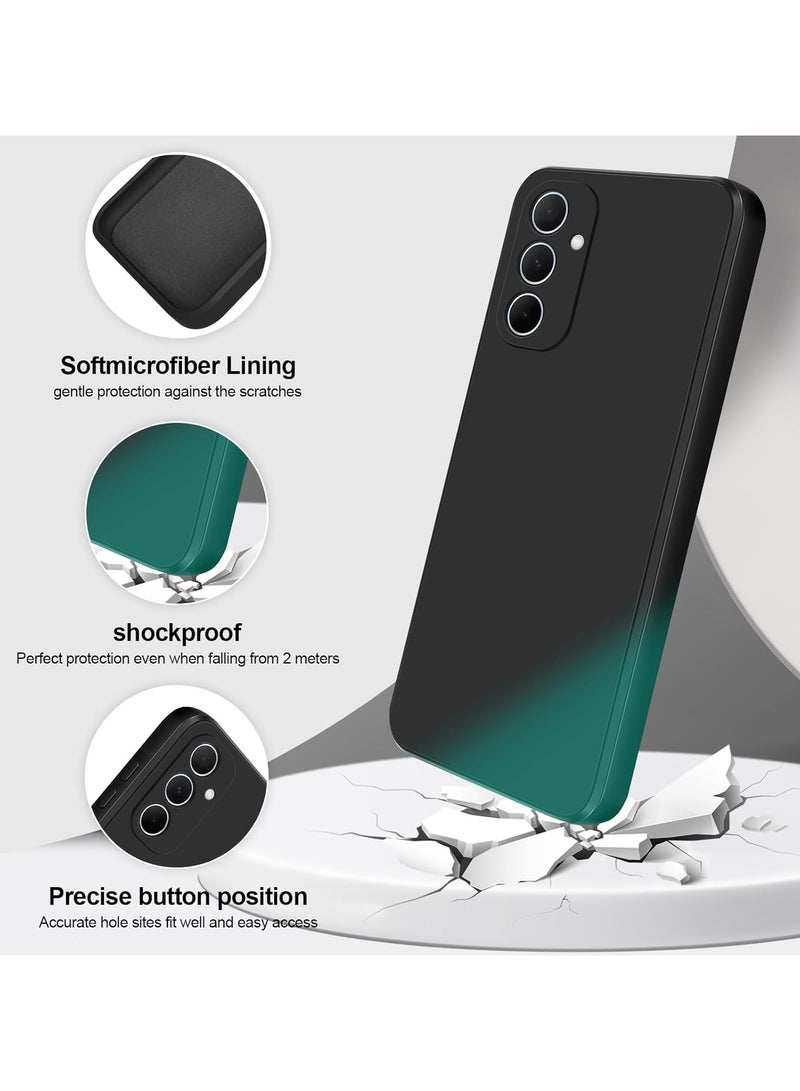 Denx Silicone Case for Samsung Galaxy A35, Soft Silicone Slim Case Light weight, Shockproof Cover, Anti fingerprint Case, Designed For Samsung Galaxy A35 (Black) - Image 3