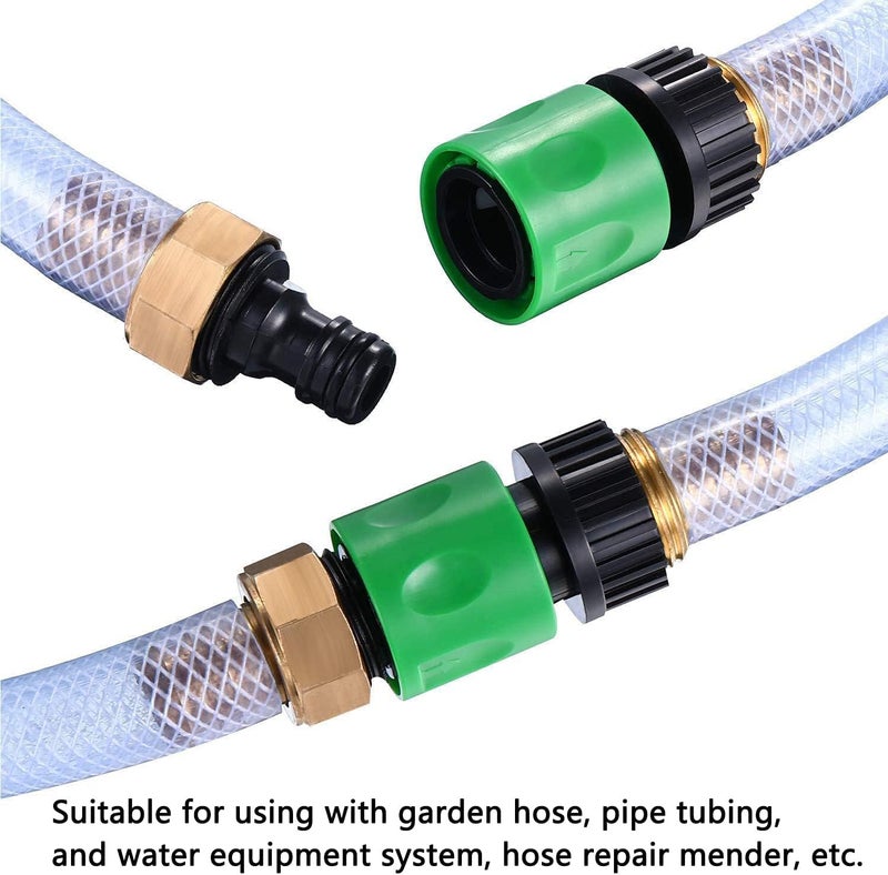 DIVINE TREE 1/2 inch Male Threaded Tap Connector Male Watering Fittings for Threaded Faucet Adapter Quick Connector for Garden Hose Pipe and Garden Nozzle Pack of 2 - Image 3