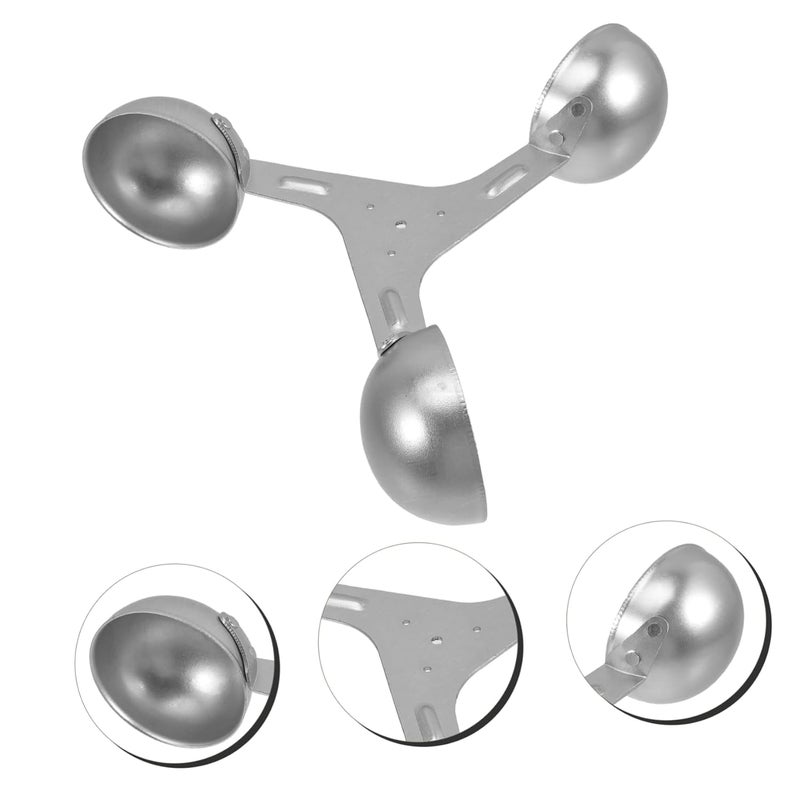 Garneck Sensor Anemometer Replacement Cup Highly Accurate Wind Gauge Silver Outdoor Use - Image 3