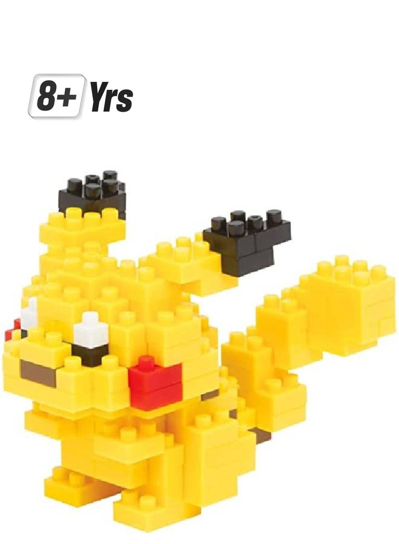 Nanoblock نانوبلوك - بيكاتشو [بوكيمون]، مجموعة بناء نانوبلوك بوكيمون، يانك - Image 1