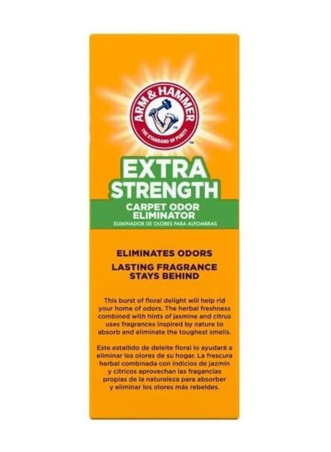 Arm & Hammer Extra Strength Carpet Odor Eliminator Powder, 30 oz (850g) | Premium Fresh Scent Deodorizer with Baking Soda for Home, Pets, and Car Carpeting - Image 2