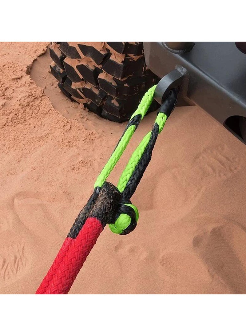 Bubba Rope 176745-PROBB Heavy Duty 7/16" Synthetic Soft Shackle Gator Jaw PRO Breaking Strength of 52300 lb with UHMPE Plasma in Blue and Black, Accessory Ideal for Recovery and Towing Stuck Vehicle - Image 3