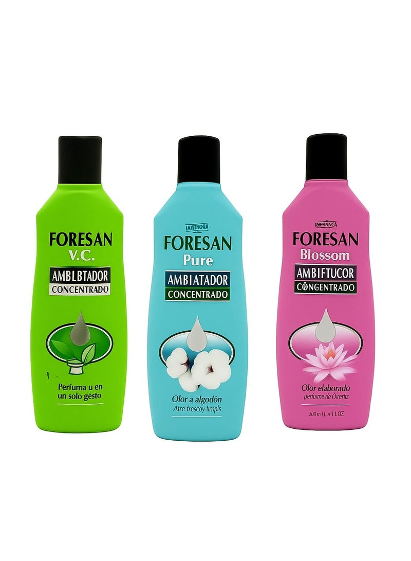 FORESAN Concentrated Air Freshener Bathroom Fragrance Deodorizer 125ml for Bathrooms and All Around the House 3