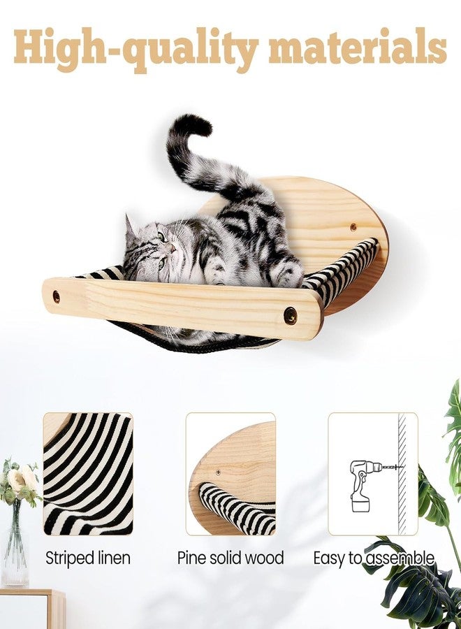 Dk Wood Cat Hammock Wall Mounted - Cat Shelves and Perches for Wall, Climbing, - Image 3
