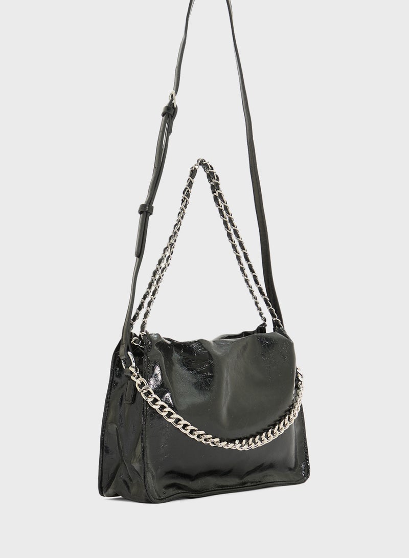 ايلا حقيبة توت بتأثير مجعد - Image 3