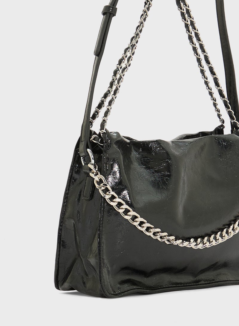 ايلا حقيبة توت بتأثير مجعد - Image 4