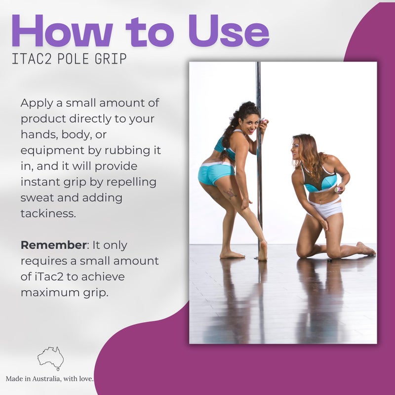 iTac2Â® Extra Strength Pole Grip (20g / 0.7oz) â€“ Long-Lasting Beeswax Grip Aid for Pole Dancing, Aerial Silks, Fitness & Sports â€“ Natural, Waterproof, Anti-Slip Formula for Dry Hands - Image 5