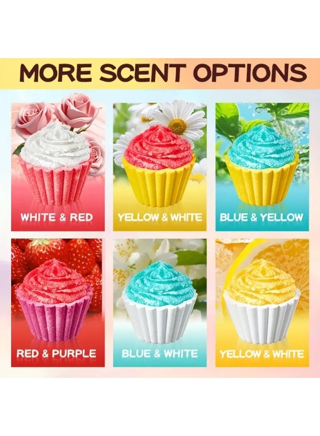 SADOER 6pcs x100g Ice Cream Bath Bombs, Handmade with Rich Foam, Perfect Gift for Birthday, Christmas, Valentine's, Mother'S Day - Suitable for Normal Skin - Image 5