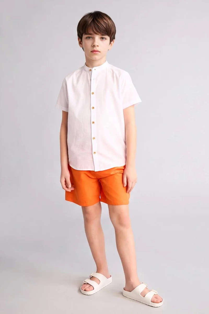 DeFacto Boy Regular Fit Basic Swim Shorts