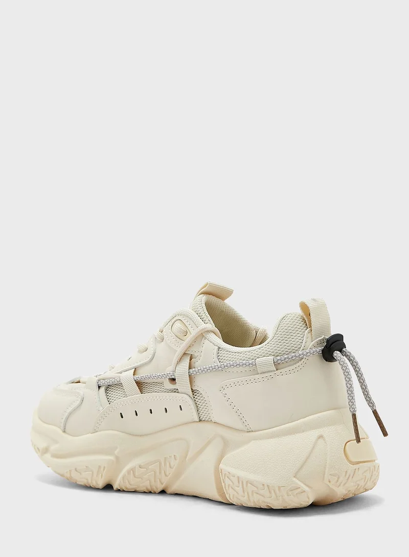 Ginger Mesh And Rubber Chunky Sneakers