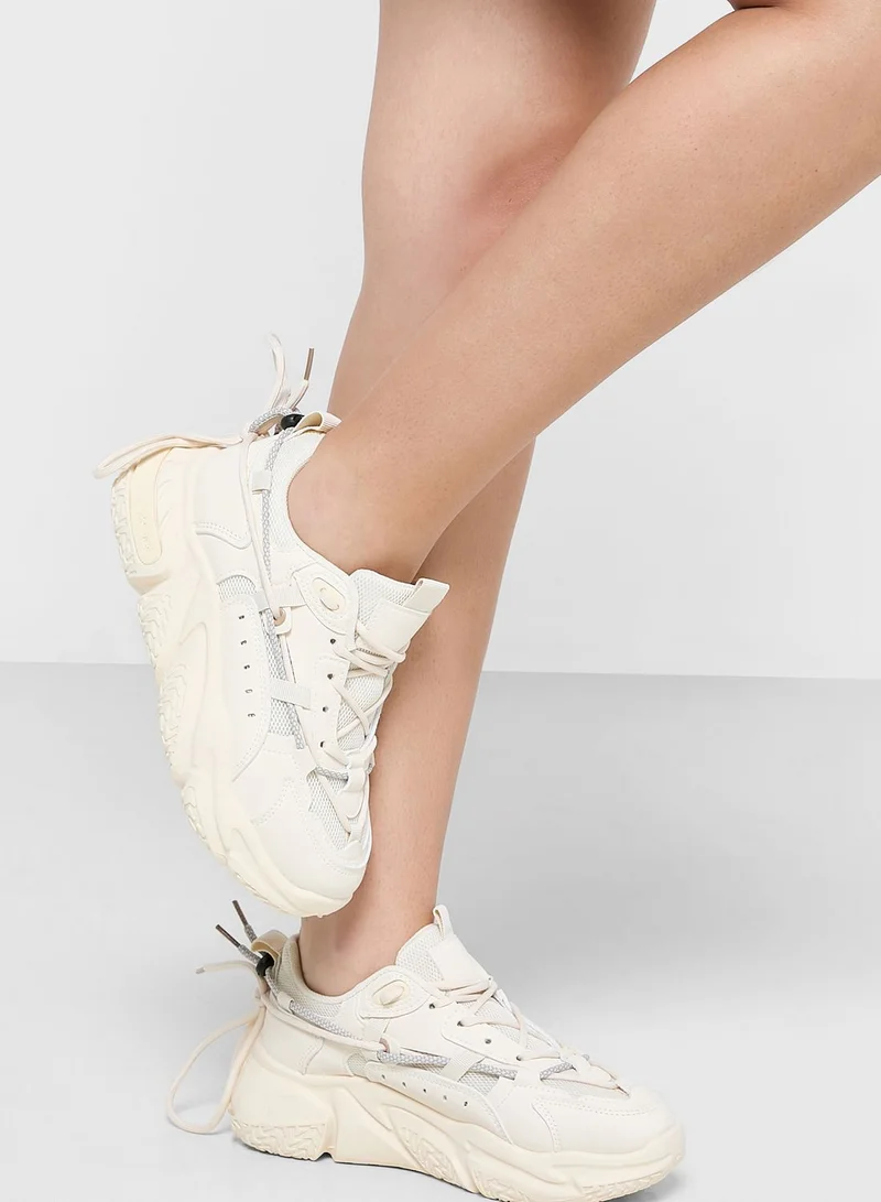 Ginger Mesh And Rubber Chunky Sneakers