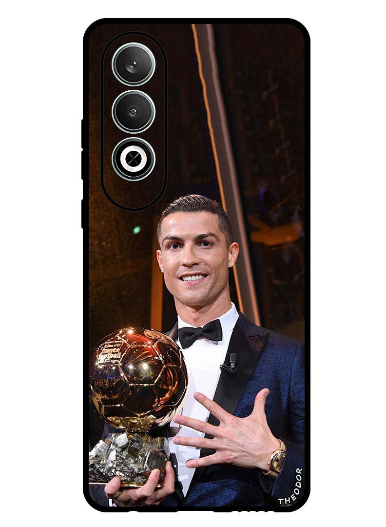 Theodor Protective Case Anti Scratch Shock Proof Bumper Cover For Oppo K12 Ronaldo Trophy - Image 1