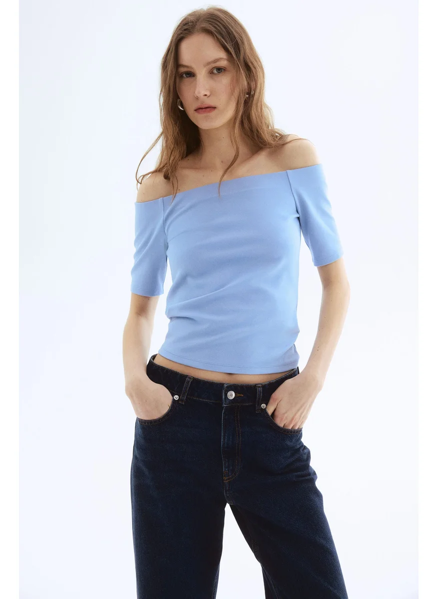 H&M Off-The-Shoulder Top
